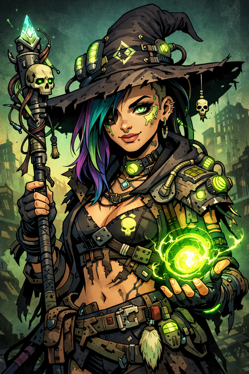 The Cyber Witch character artwork