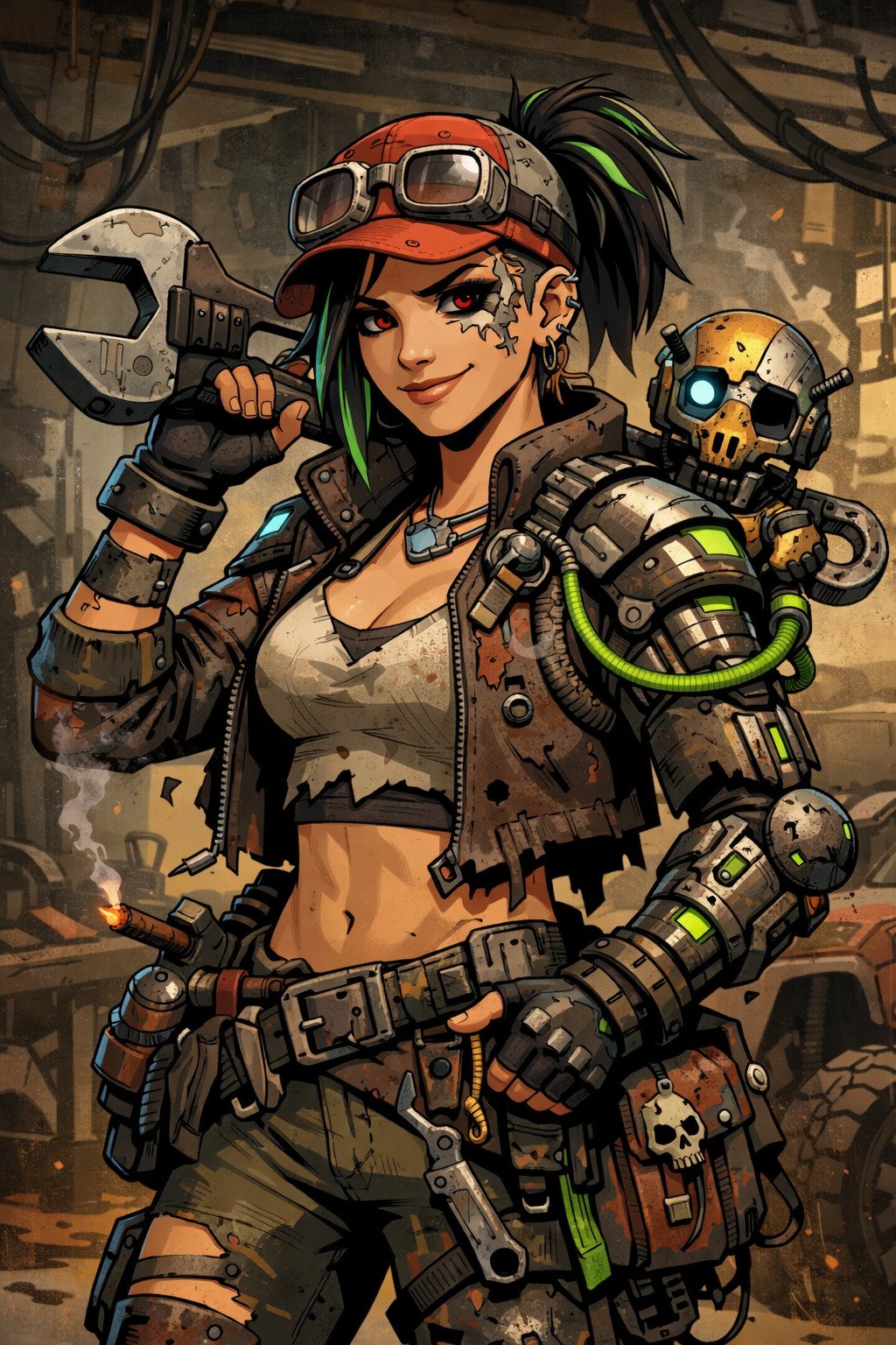 The Outlaw Mechanic character artwork